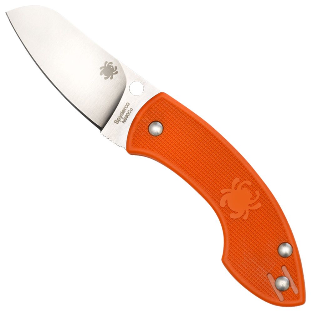 Spyderco Pingo Orange FRN Handle Folding Knife camouflage.ca