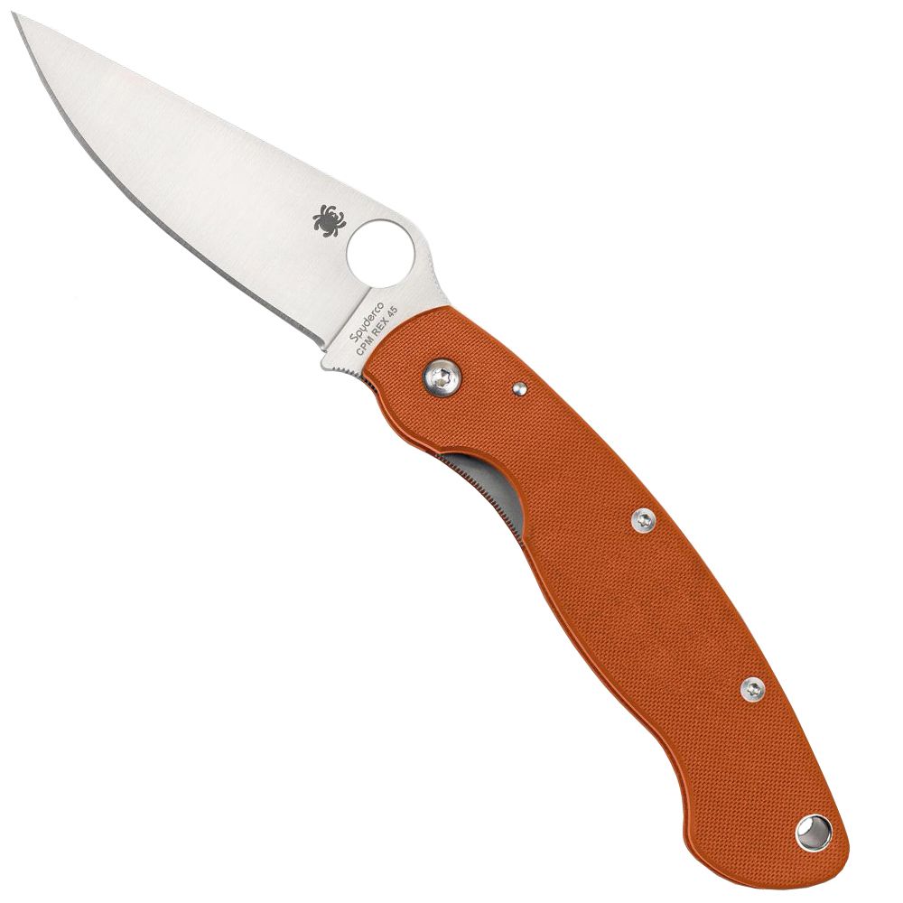 Spyderco Military G10 Handle 4 Inch Folding Blade Knife Camouflage.ca