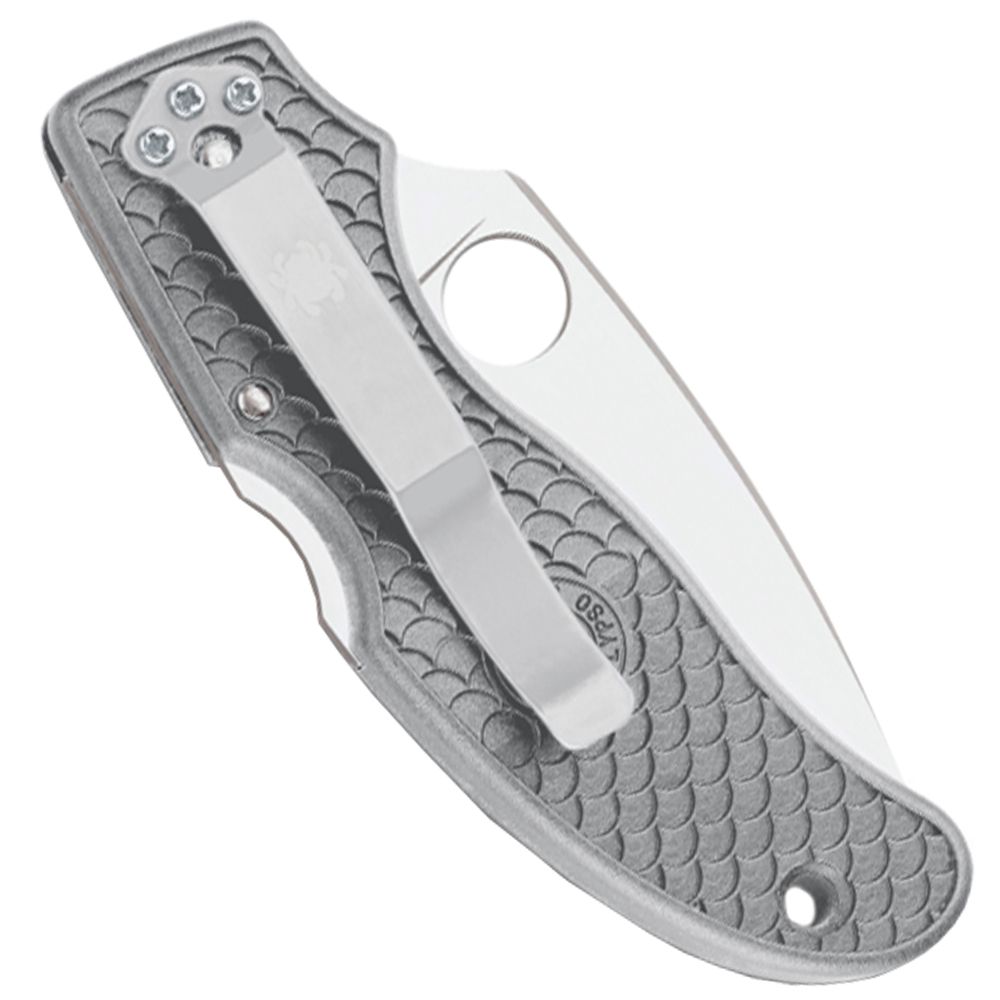 Calypso Jr. Gray FRN Handle & Super Blue Steel Blade Folding Knife