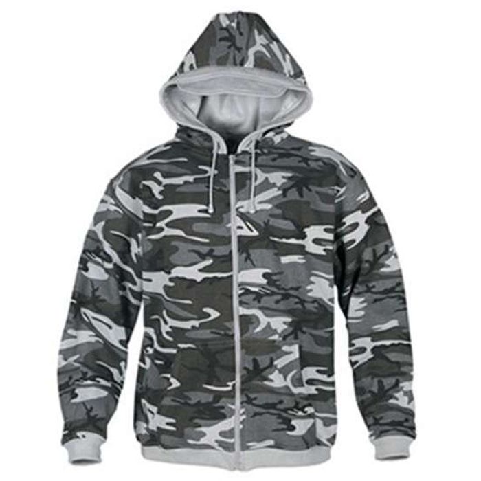 Camouflage Zip Hoody Camouflage.ca
