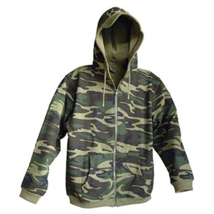 Camouflage Zip Hoody Camouflage.ca