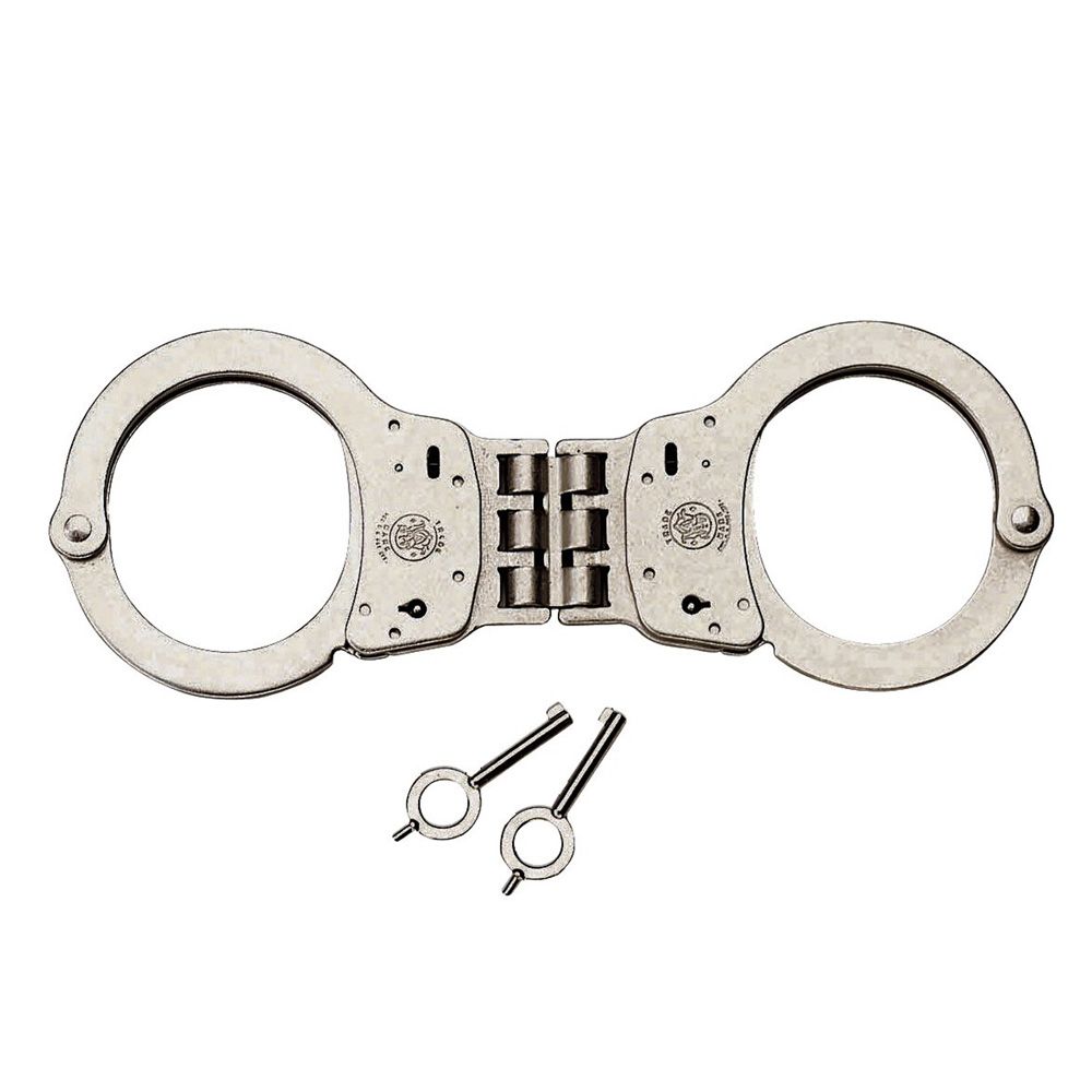 Hinged Double Lock Handcuffs Camouflage.ca