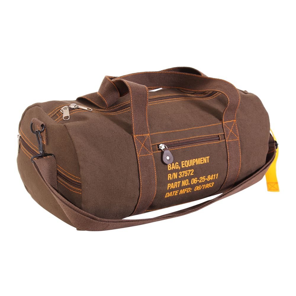 Cotton Canvas Equipment Duffel Bag Camouflage.ca