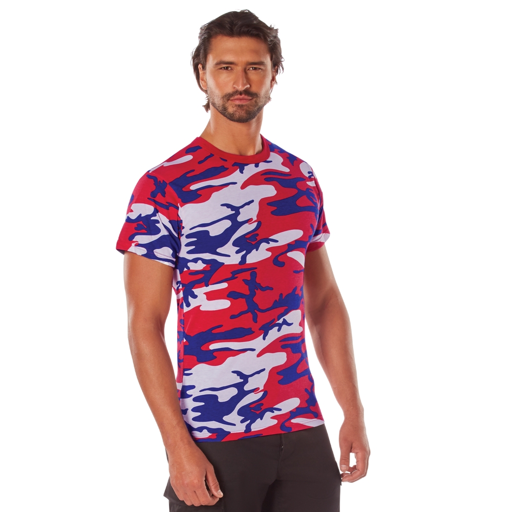 Mens Colored Camo TShirts Camouflage.ca