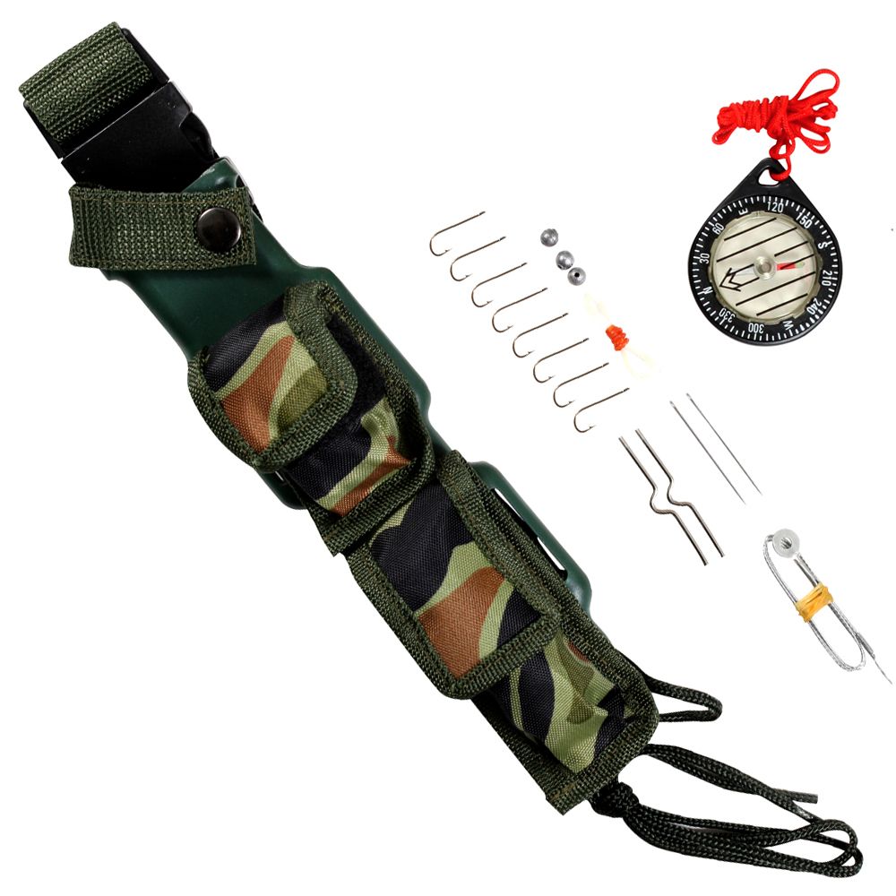 Special Forces Survival Fixed Blade Knife Kit Camouflage.ca