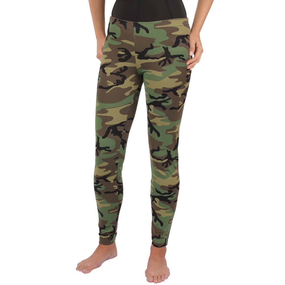 Antler everyday camo Crossover leggings with pockets - Sporty Girl Apparel