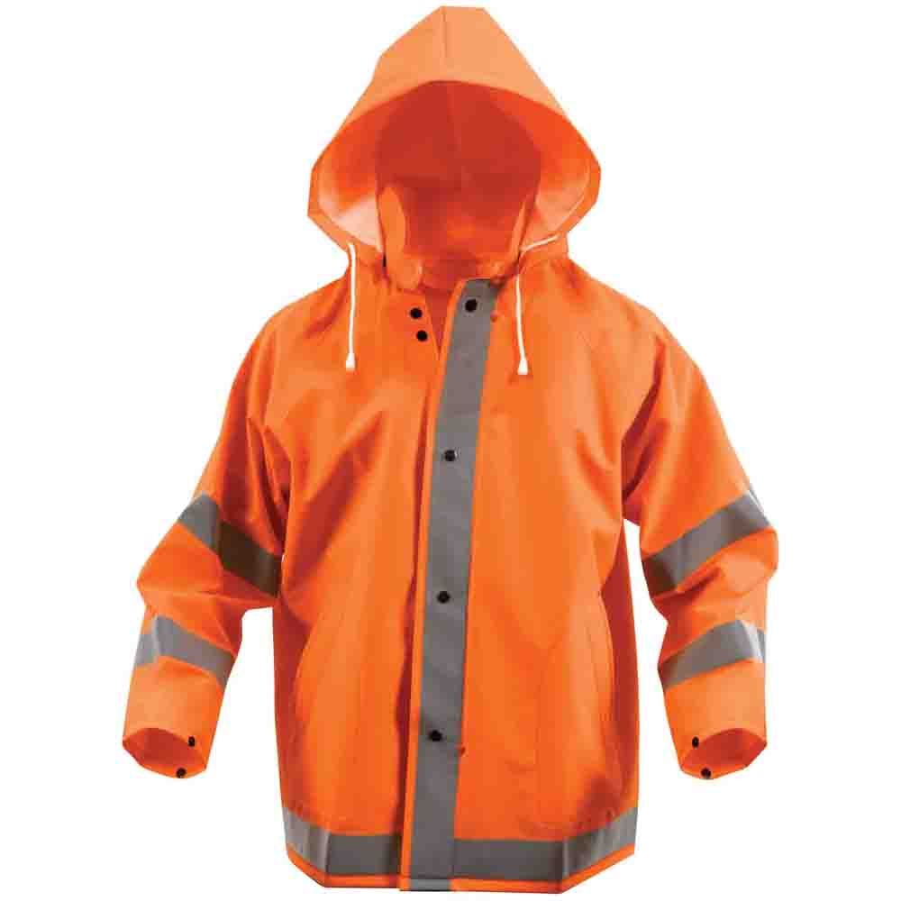 Mens Safety Reflective Rain Jacket Camouflage.ca