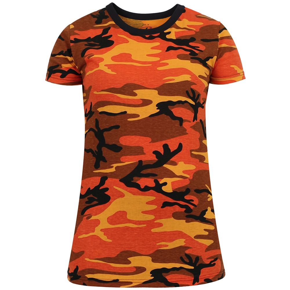 Womens Long Length Camo TShirt Camouflage.ca