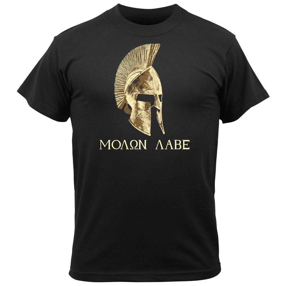 Mens Molon Labe T Shirt Camouflage ca