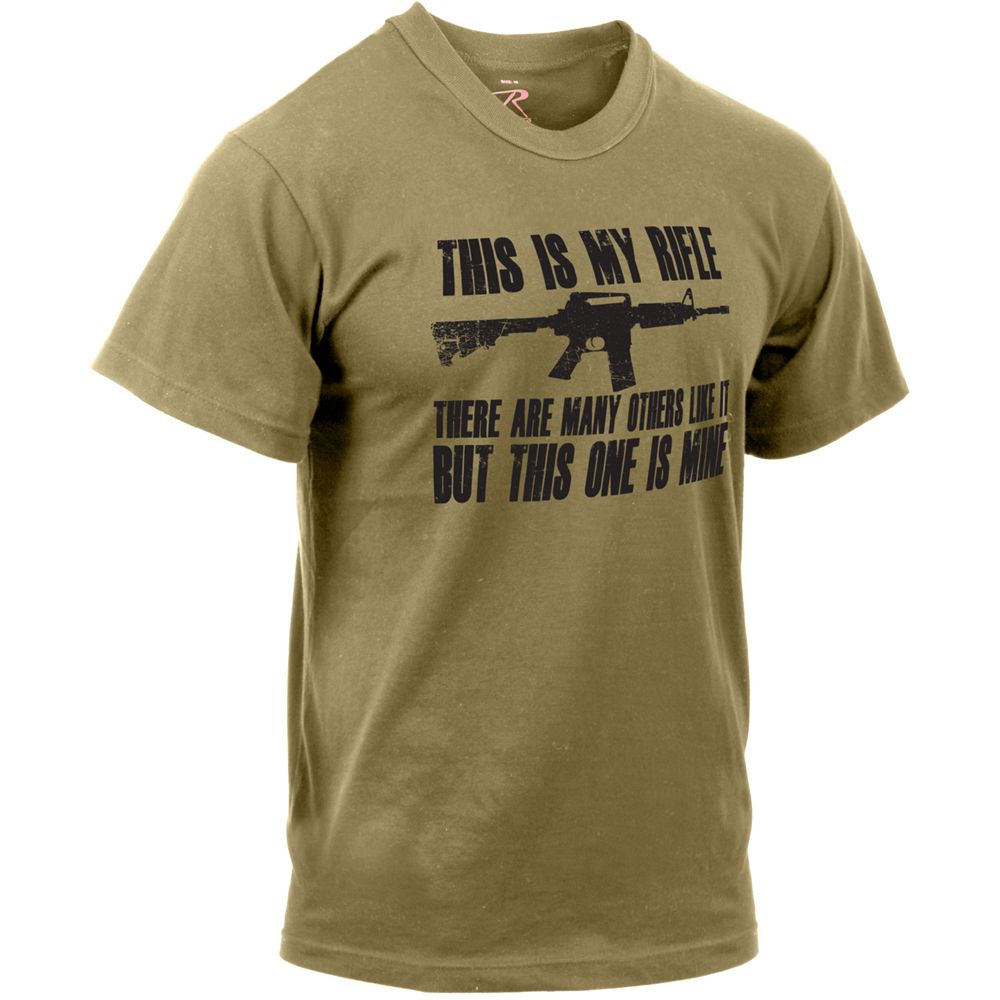 Rifle Black Cotton T-Shirt main image 1
