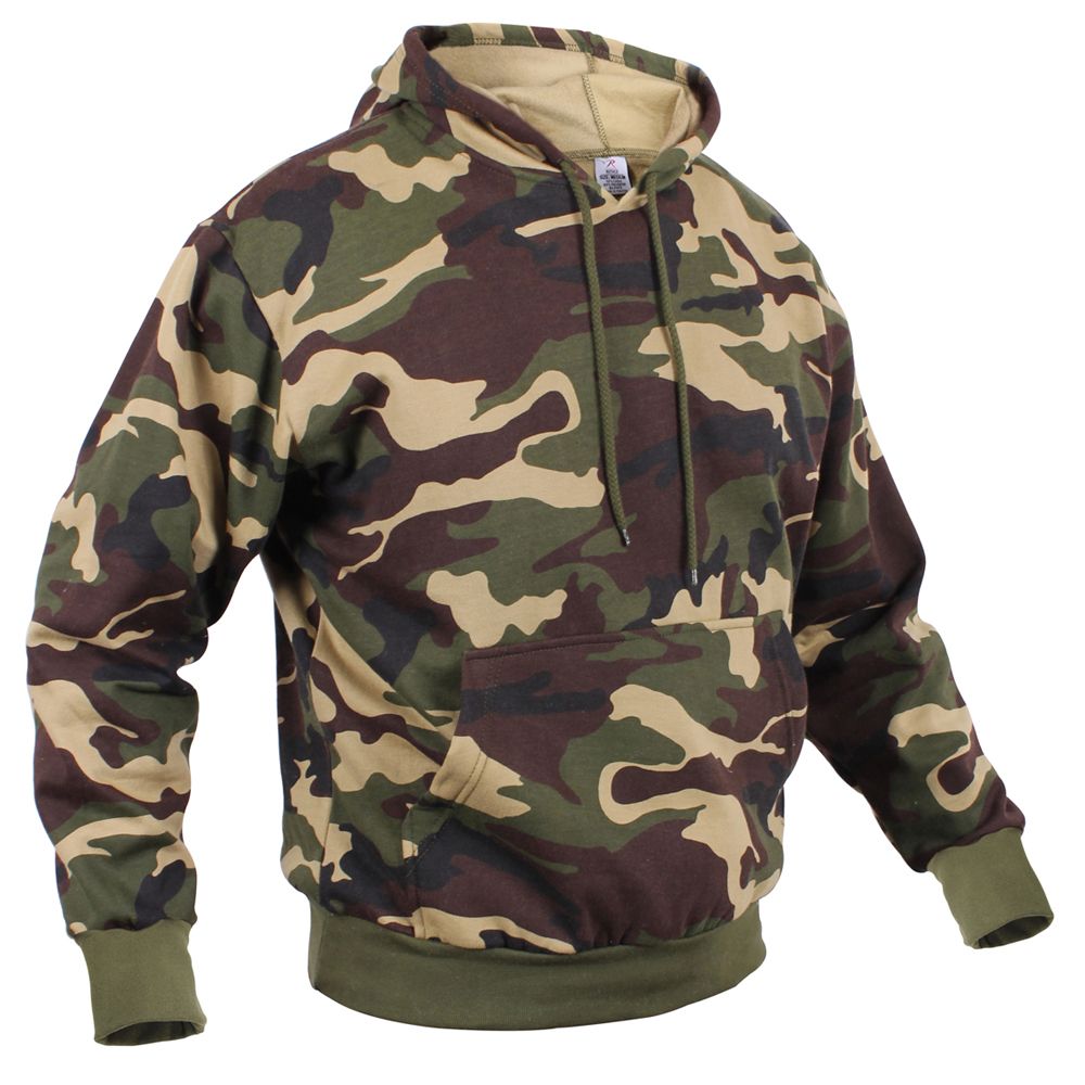 Camo Pullover Hooded Sweatshirt Camouflage.ca