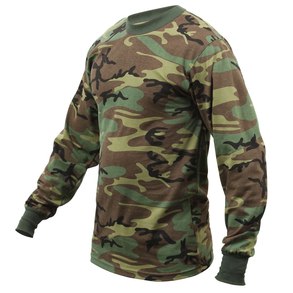 Mens Long Sleeve Camo T-Shirt  Camouflage.ca