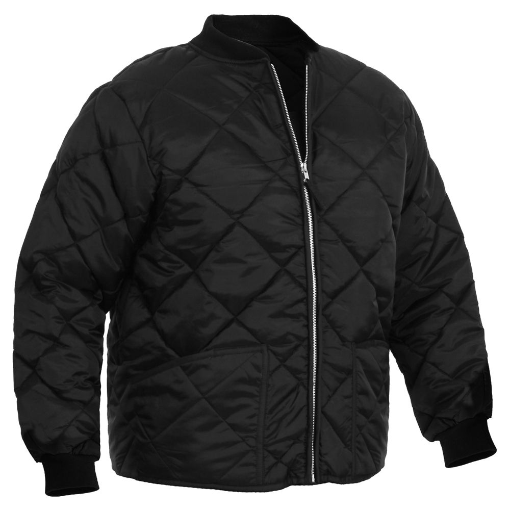 Mens Diamond Nylon Quilted Flight Jacket Camouflage.ca