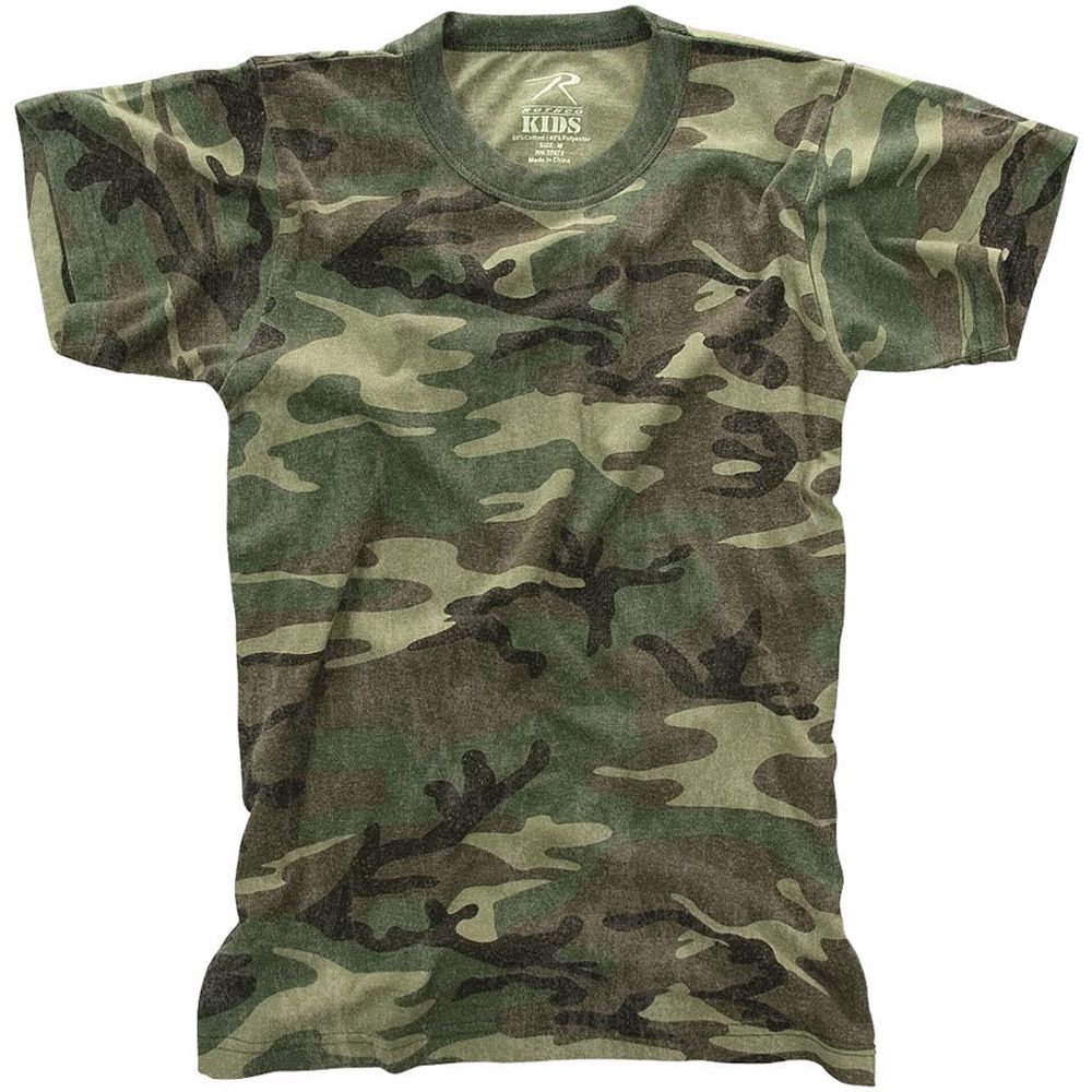 Youth Camouflage Shirts
 Kids Vintage Camo T Shirt