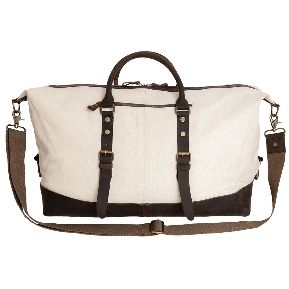 Extended Cotton Canvas Weekender Bag Camouflage.ca