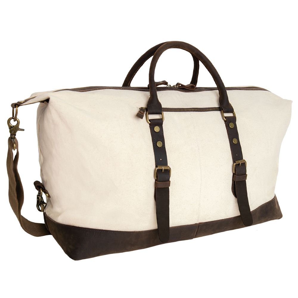 Extended Cotton Canvas Weekender Bag Camouflage.ca