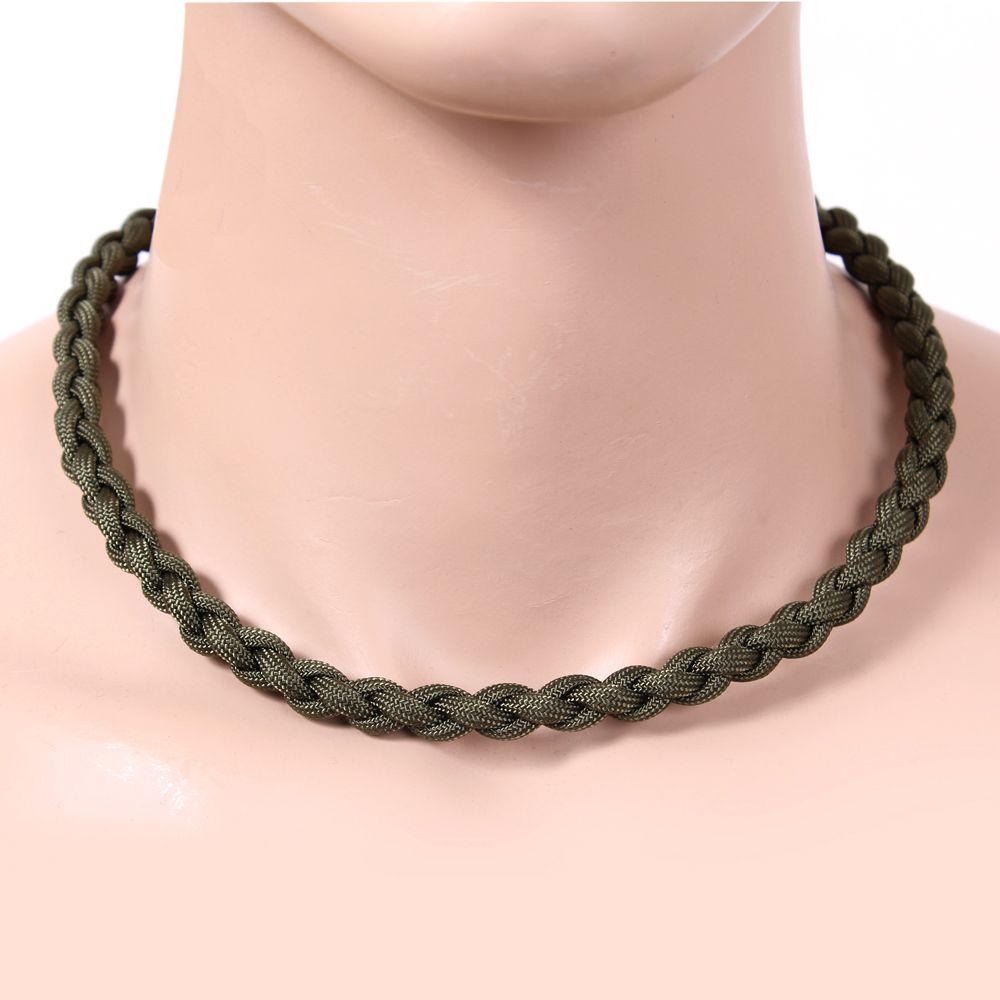 Paracord Survival Necklace Camouflage.ca
