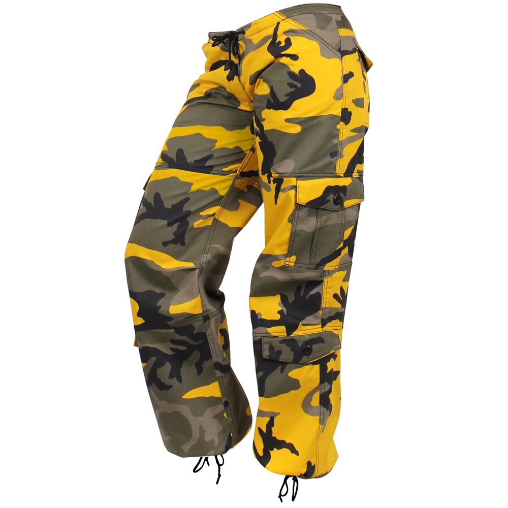 Womens Paratrooper Colored Camo Fatigues Pant Camouflage.ca