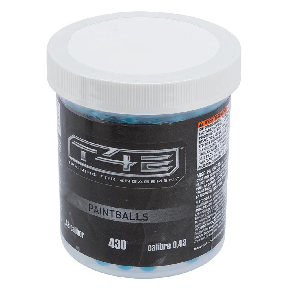 T4E .43 Cal. Paintballs Training Ammunition Light Blue Camouflage.ca