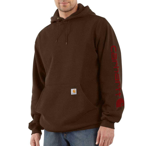 Carhartt Midweight Hooded Logo Sweatshirt Camouflage.ca