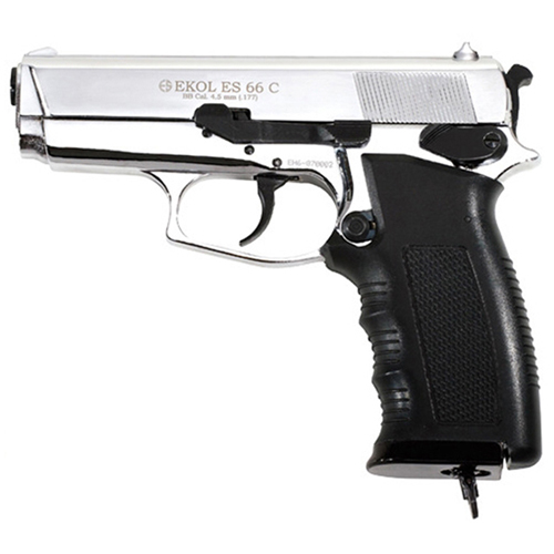 Ekol Compact Chrome Finish CO2 BB Pistol | camouflage.ca
