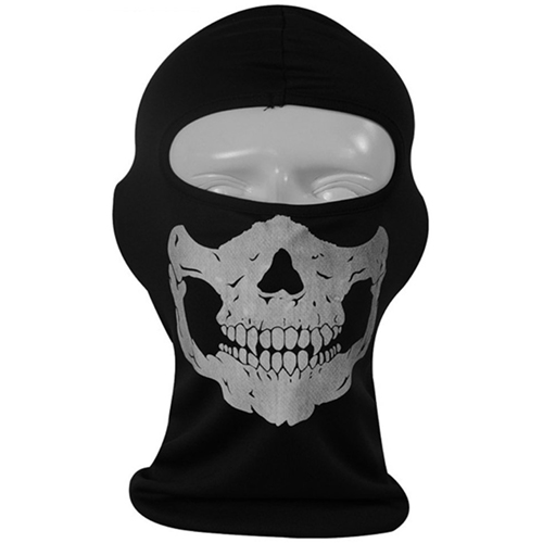 Skull Face Single Hole Lightweight Balaclava Mask | Camouflage.ca