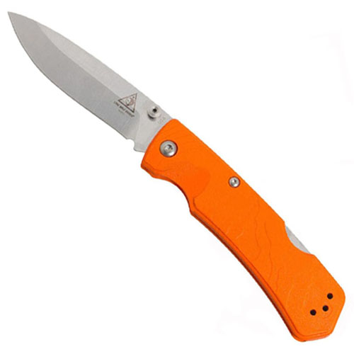 Lone Wolf MiniLandslide Orange Handle Folding Knife camouflage.ca