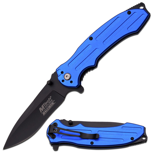 MTech USA MTA878BL 5" Closed Blue Folding Knife camouflage.ca