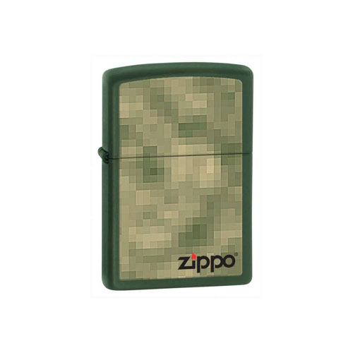 Zippo Digital Green Lighter camouflage.ca